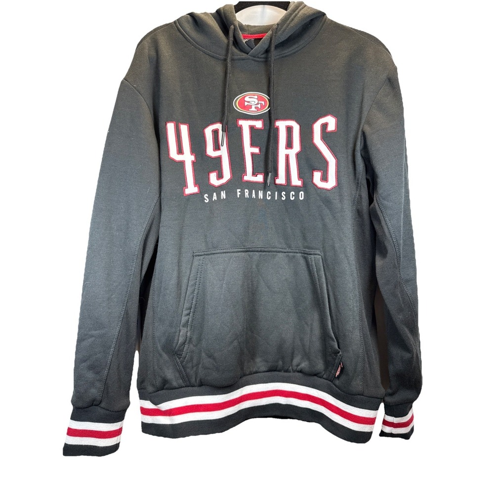 NFL Team Apparel San Francisco 49ers Black Hoodie Size‎ Medium